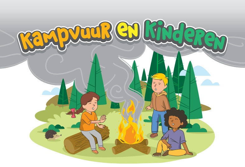 kampvuur en kinderen image